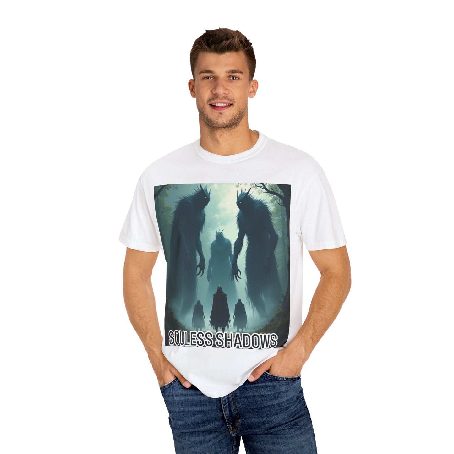Soulless Shadows Unisex T-Shirt - Perfect for Halloween, Fantasy Fans, Casual Wear, Gifts, Unique Art Apparel