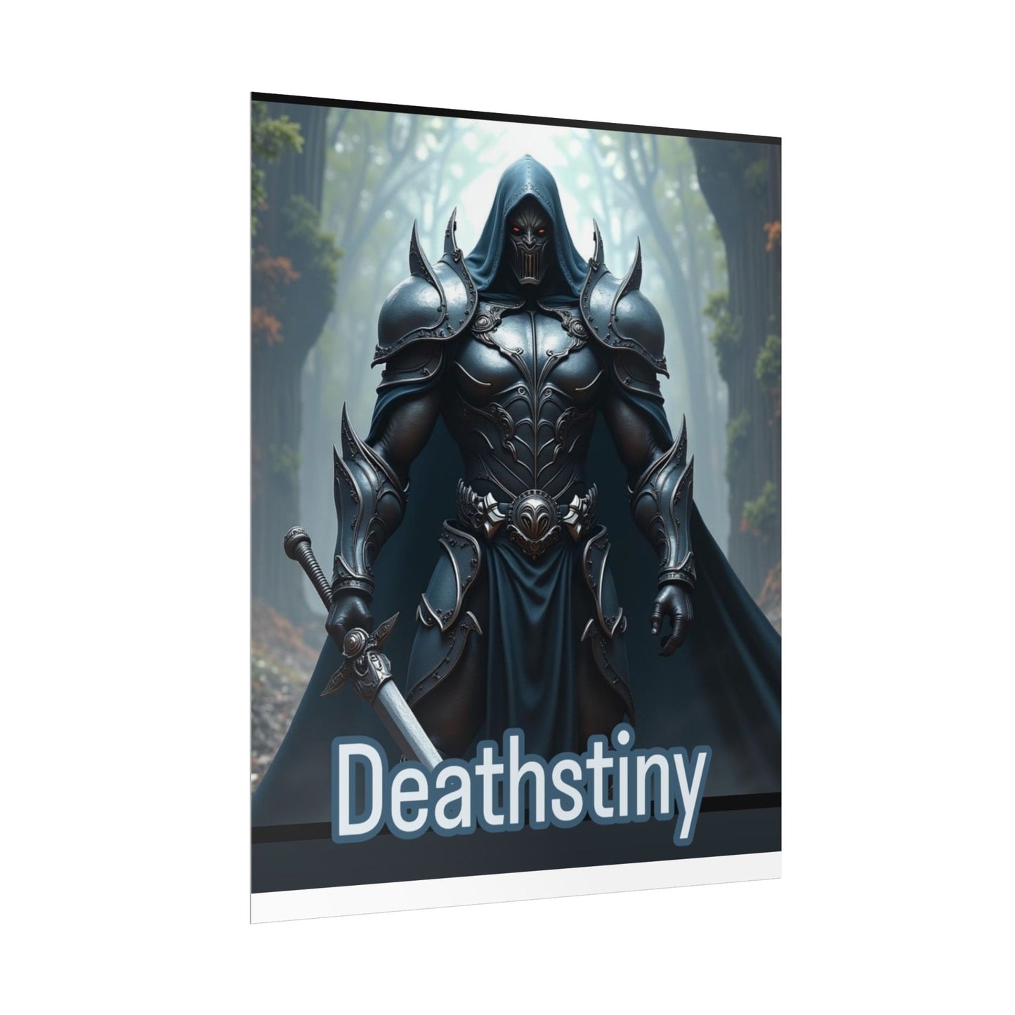 Fantasy Themed Rolled Posters - Deathstiny Artwork, Wall Décor for Gamers, Gift for Fantasy Fans, Home Décor, Art Print