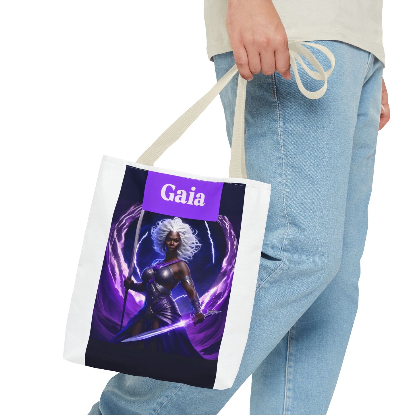 Gaia-Inspired Tote Bag | Goddess Art Tote, Eco-Friendly Bag, Gift for Her, Beach/Shopping Bag, Astrology Lover