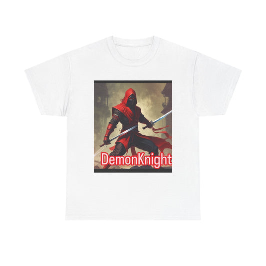 Demon Knight Unisex Tee, Fantasy Shirt, Gift for Gamers, Cosplay Apparel, Video Game Merchandise, Graphic Tee, Anime Fashion