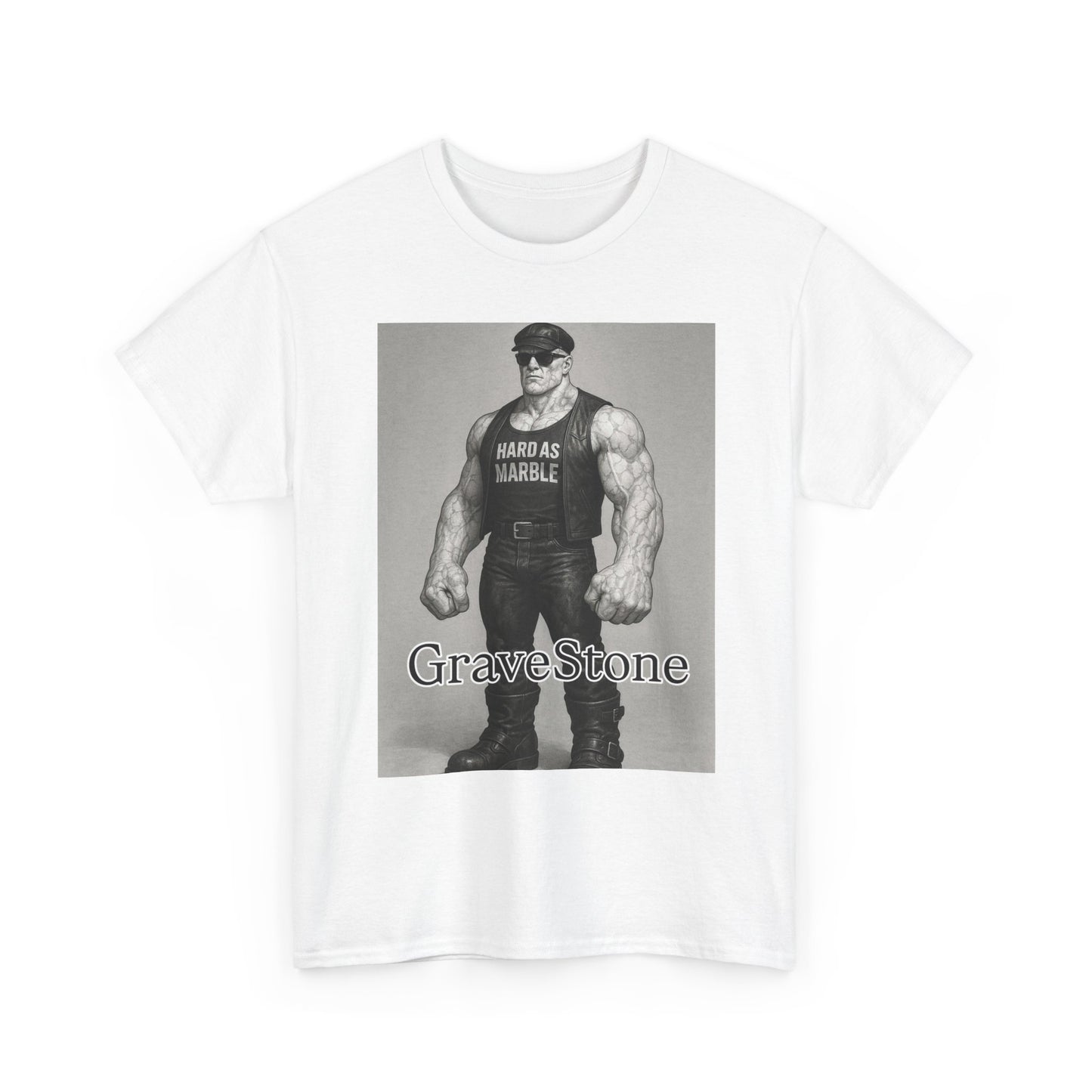 'Gravestone' Muscular Punk Character Shirt