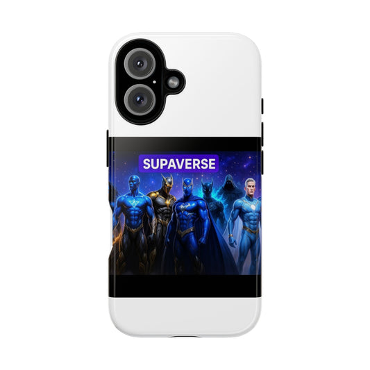 Supaverse Tough Phone Case, Superhero Phone Cover, Cool Phone Accessories, Gifts for Fans, Geeky Tech Gear