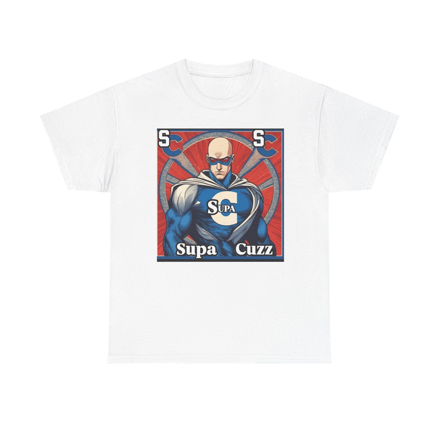 Supa Cuzz Graphic Tee - Unisex T-Shirt, Superhero Apparel, Casual Wear, Gift for Comics Lovers, Birthday and Celebration Tee
