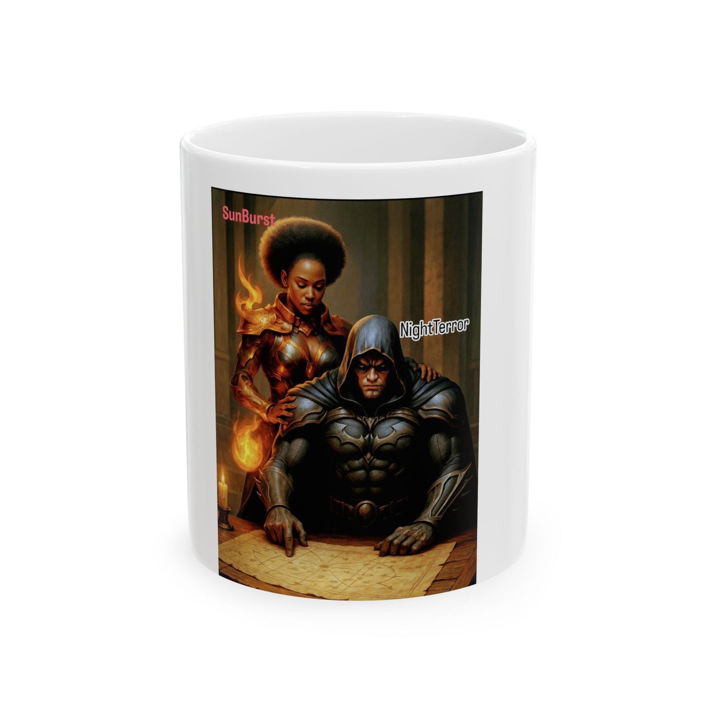 Superhero-Inspired Ceramic Mug, Coffee Mug, Gift for Superhero Fans, Home Decor, Office Mug, 11oz, 15oz