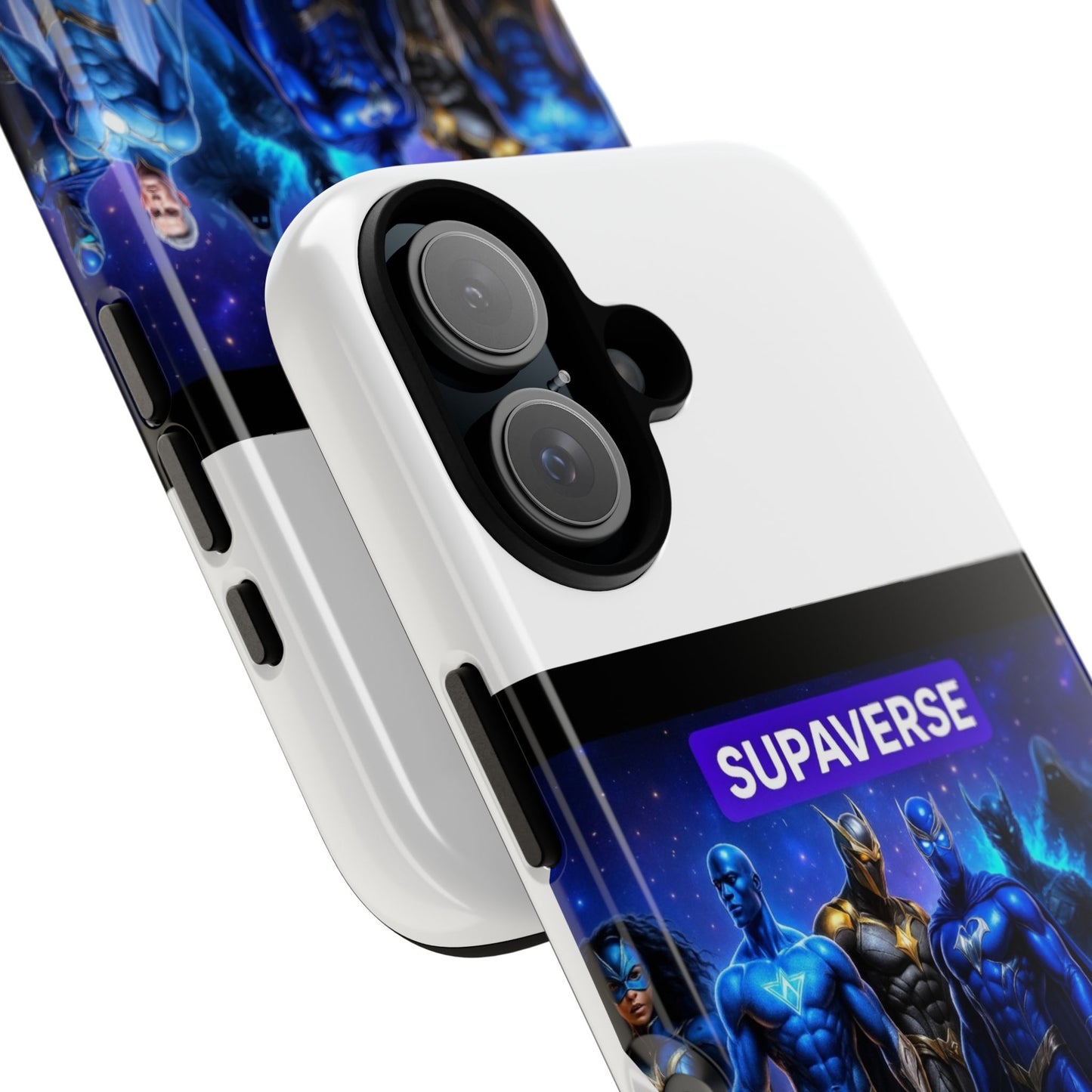 Supaverse Tough Phone Case, Superhero Phone Cover, Cool Phone Accessories, Gifts for Fans, Geeky Tech Gear