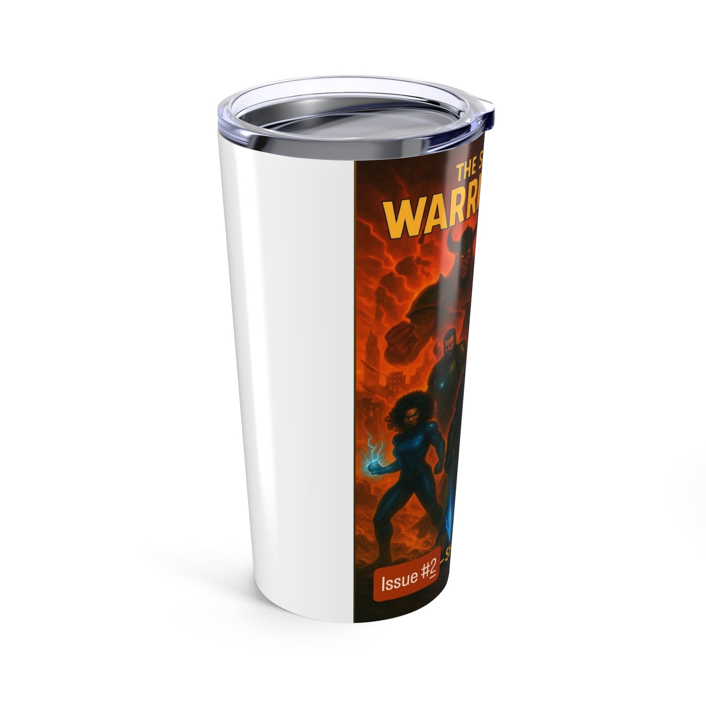 Warrior's Rise Tumbler 20oz - Adventure Coffee Mug, Fantasy Drinkware, Personalized Gift, Travel Tumbler, Geeky Merchandise, Unique [...]
