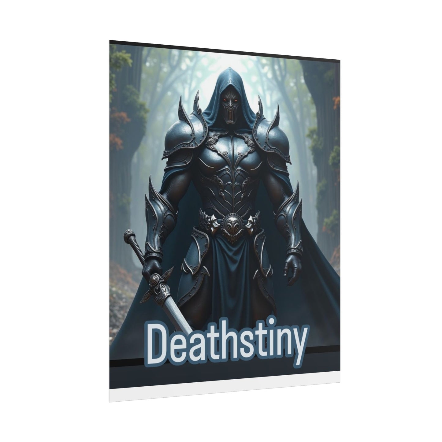 Fantasy Themed Rolled Posters - Deathstiny Artwork, Wall Décor for Gamers, Gift for Fantasy Fans, Home Décor, Art Print