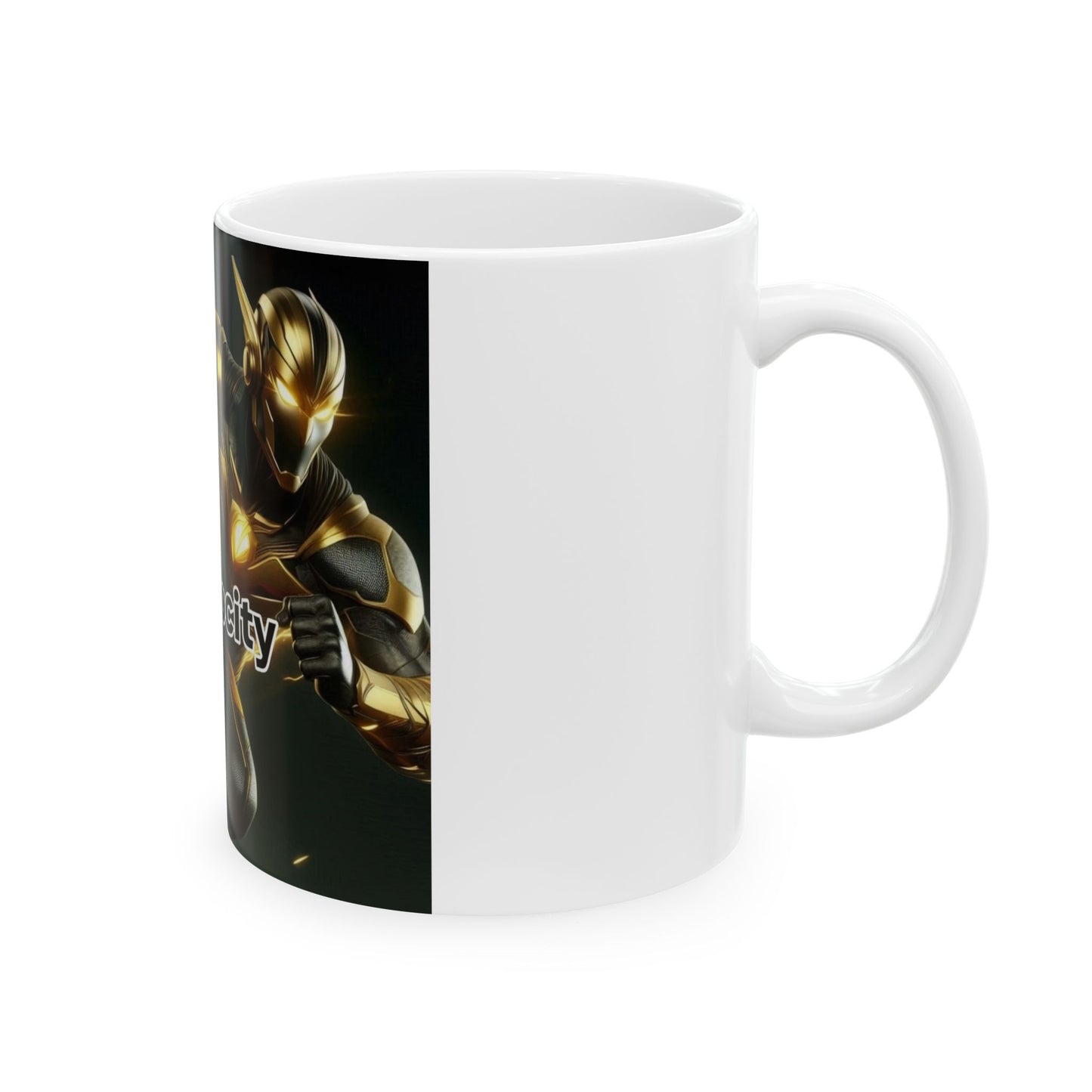 Warp Velocity Ceramic Mug - Superhero Coffee Cup, Gamer Gift, Comic Merchandise, Unique Present, Collectible Mug