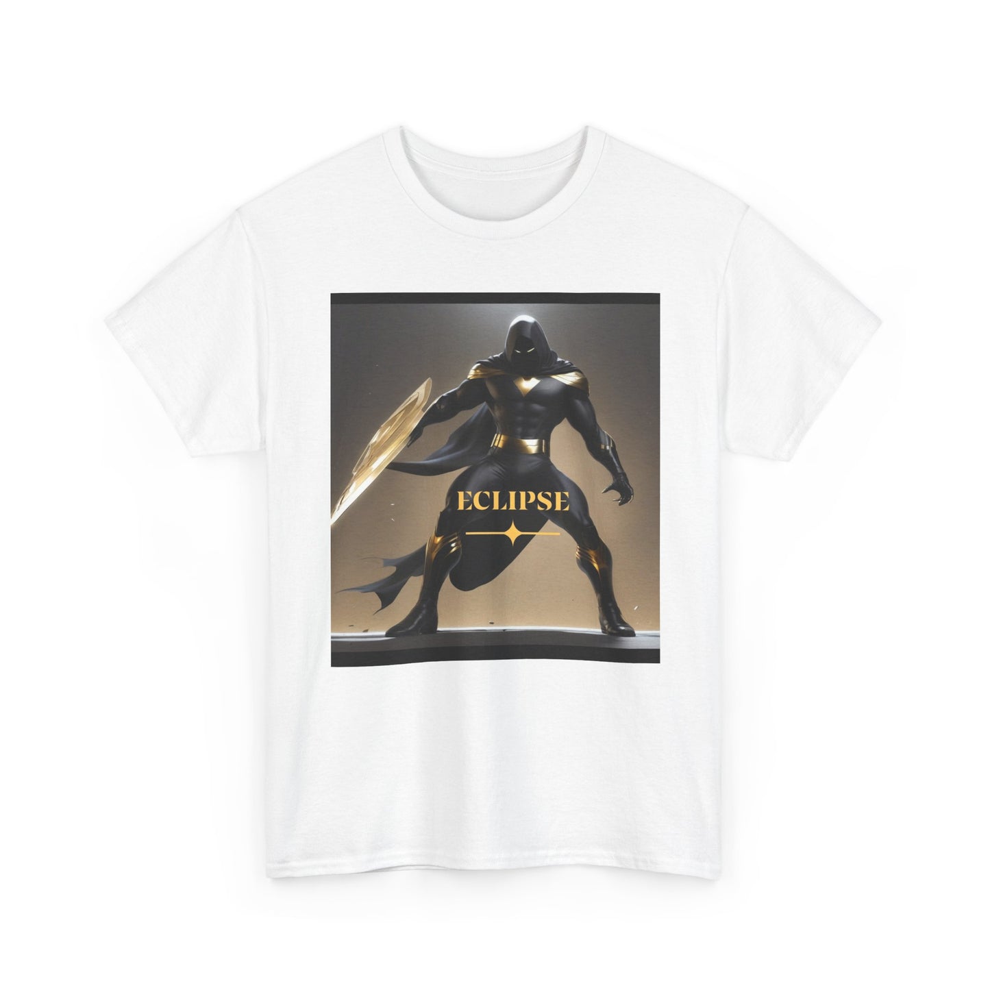 Eclipse Graphic Tee | Unisex Heavy Cotton T-Shirt, Superhero Fashion, Unique Gift, Comic Book Memes, Everyday Wear