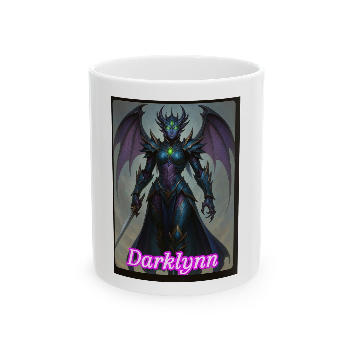 Darklynn Demoness Mug — Personalized "Darklynn" Ceramic Coffee Cup (11oz/15oz)