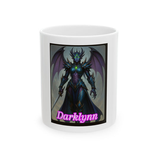 Darklynn Demoness Mug — Personalized "Darklynn" Ceramic Coffee Cup (11oz/15oz)