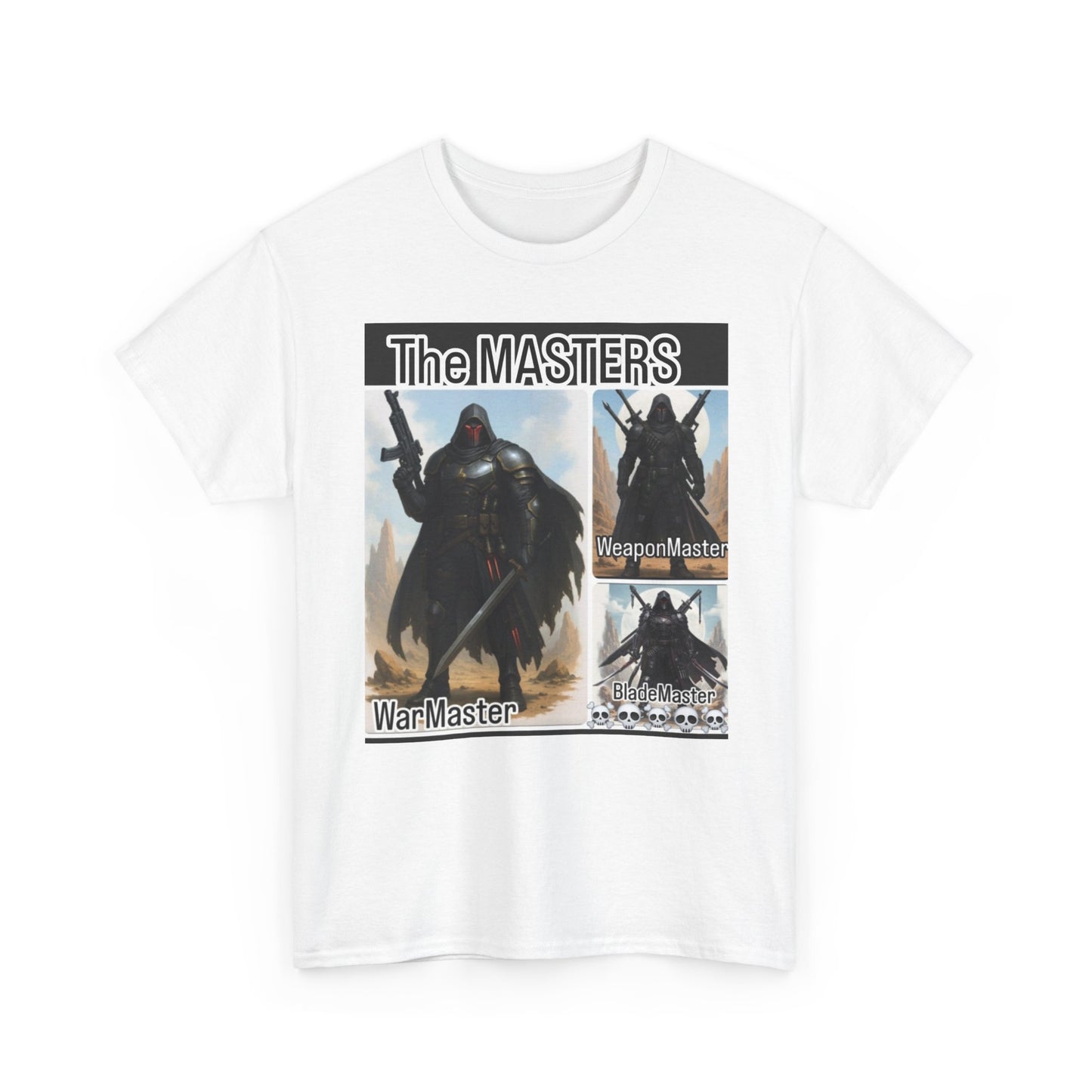 The Masters WarMaster Graphic Tee — Dark Fantasy Knight T-Shirt