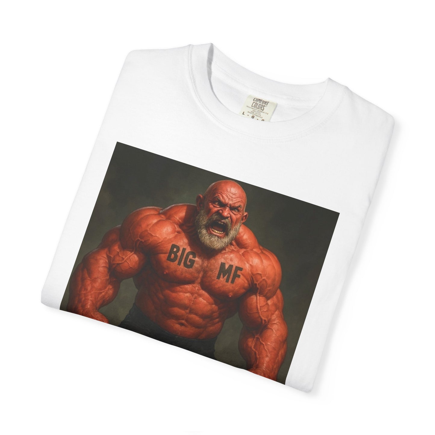 BIG MF  Graphic Tee, Unisex Vintage Shirt, Funny Workout Top, Gift for Him, Casual Graphic T-shirt