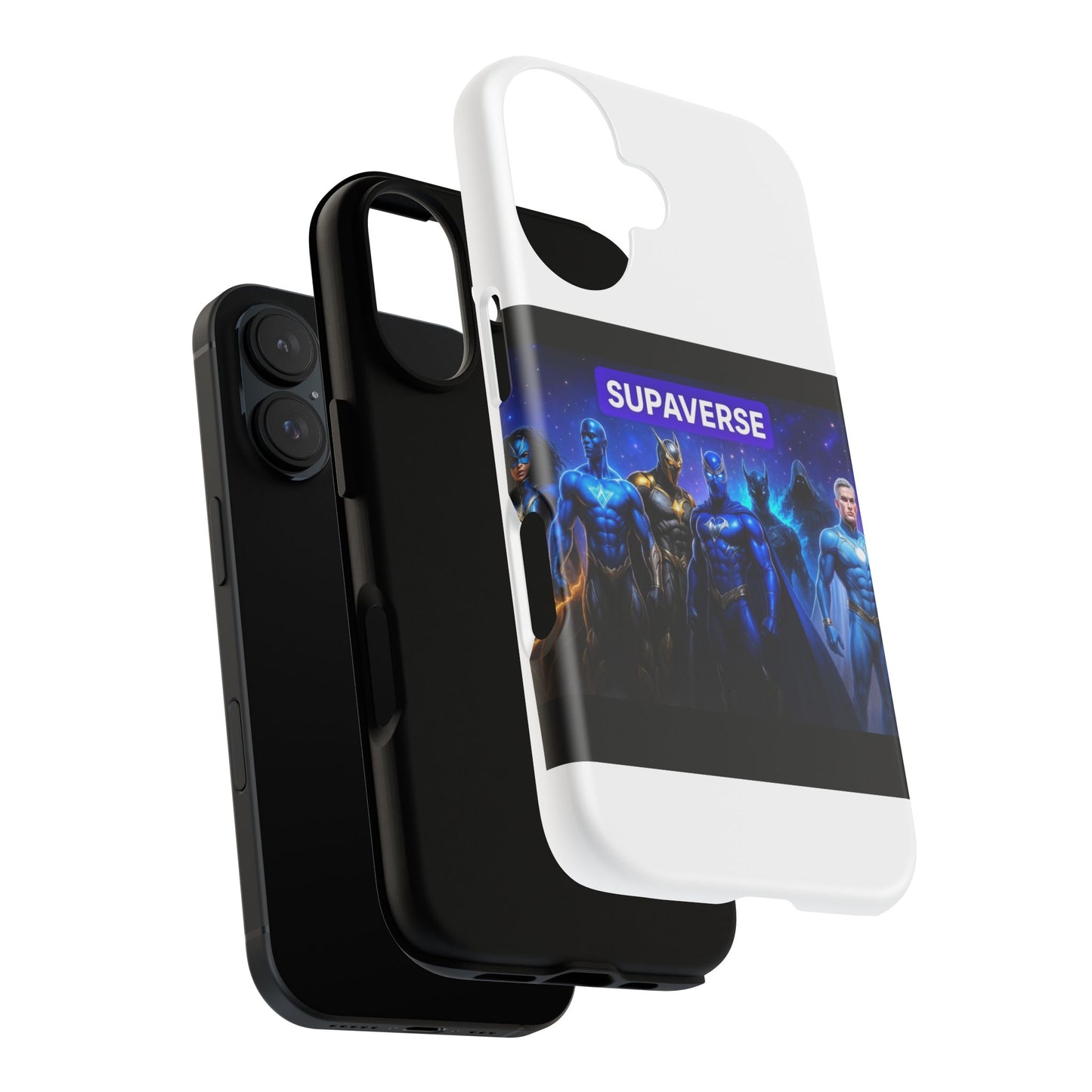 Supaverse Tough Phone Case, Superhero Phone Cover, Cool Phone Accessories, Gifts for Fans, Geeky Tech Gear