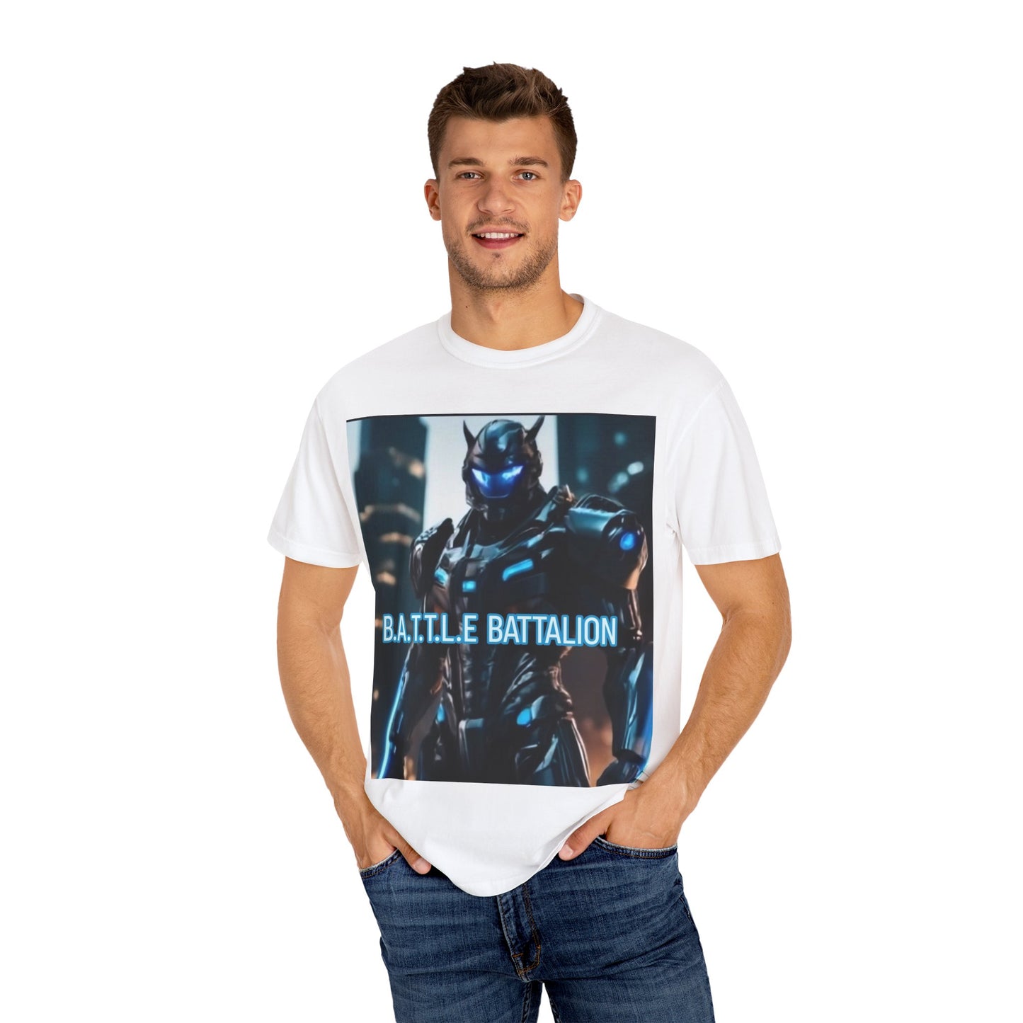 Battle Battalion Graphic Tee | Unisex Gamer T-shirt, Soft Cotton Shirt, Retro Gaming Gift, Perfect for Parties, Casual Wear