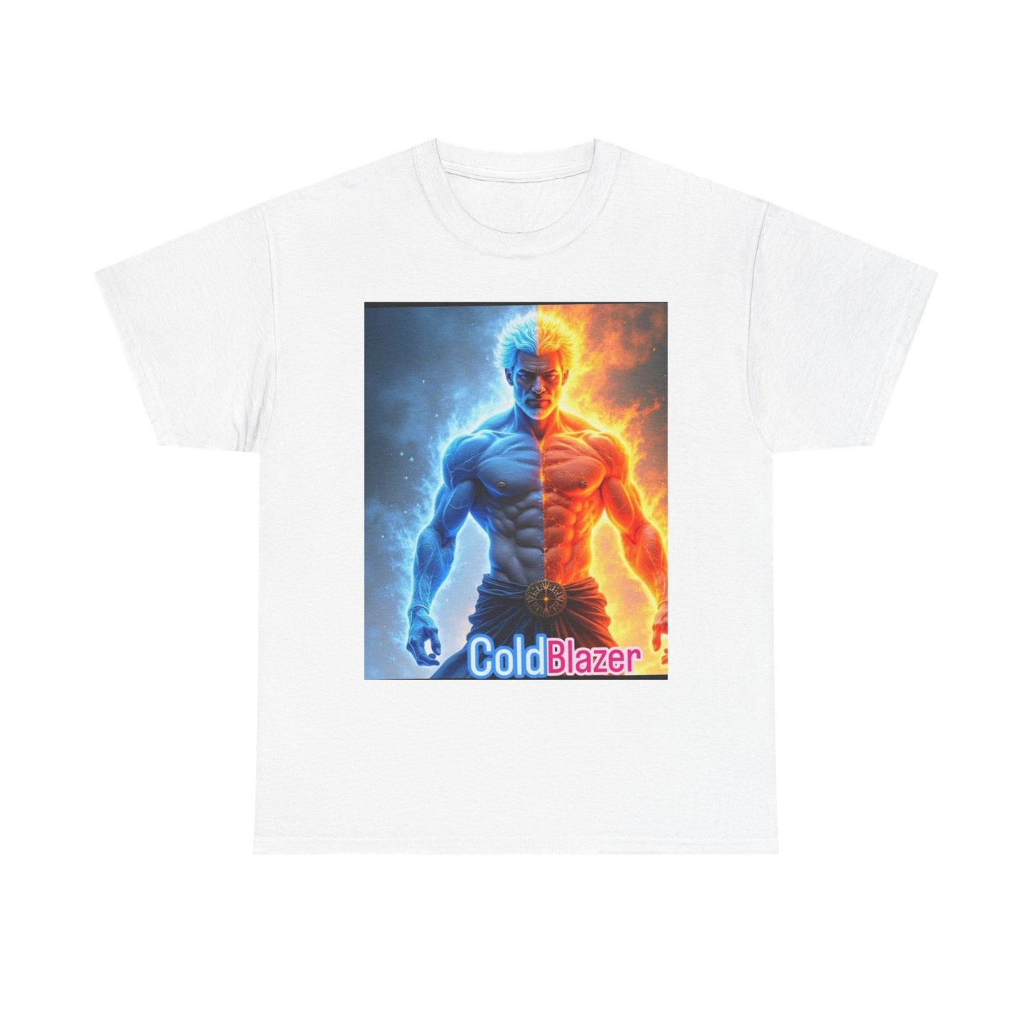 Cold Blazer Unisex Heavy Cotton Tee - Bold Graphic Tee for Gamers & Anime Fans