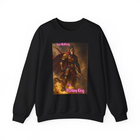 Monkey King Crewneck Sweatshirt – Sun Wukong Graphic Pullover