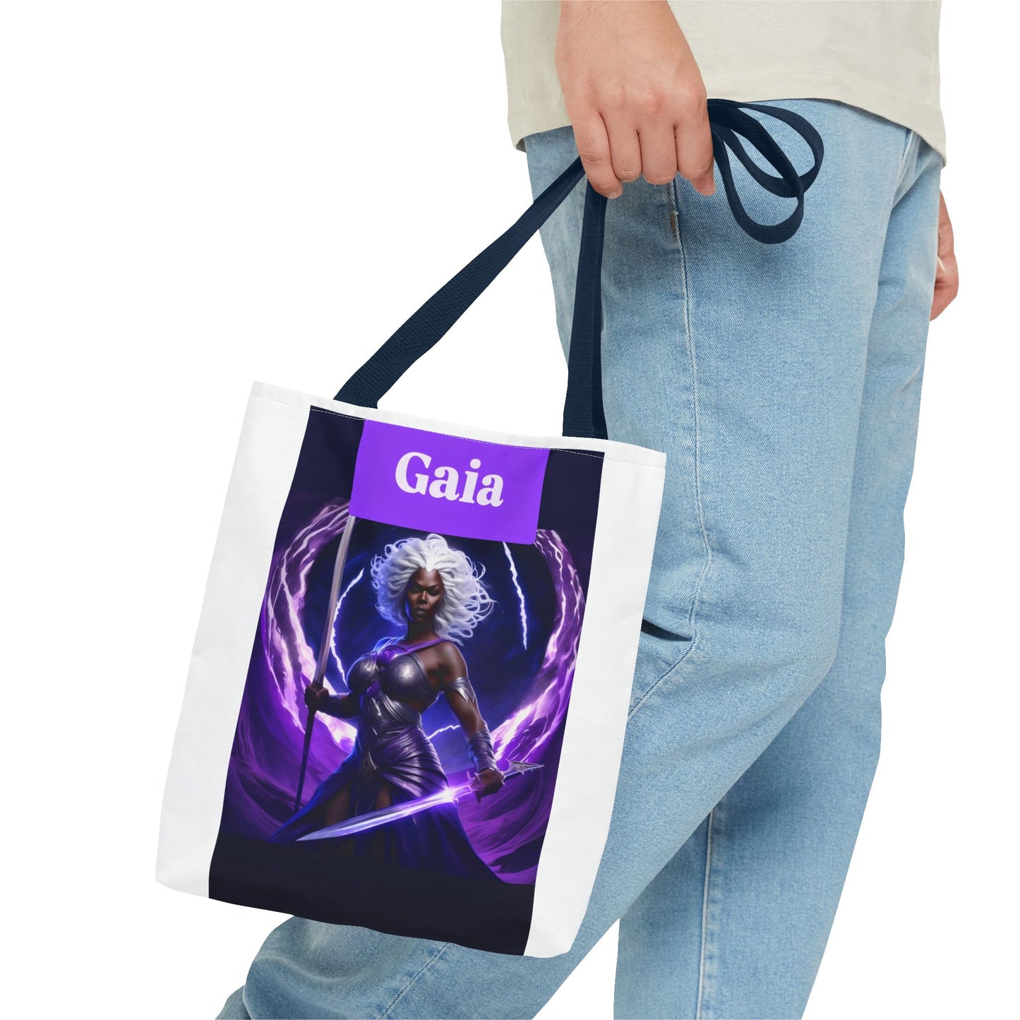 Gaia-Inspired Tote Bag | Goddess Art Tote, Eco-Friendly Bag, Gift for Her, Beach/Shopping Bag, Astrology Lover