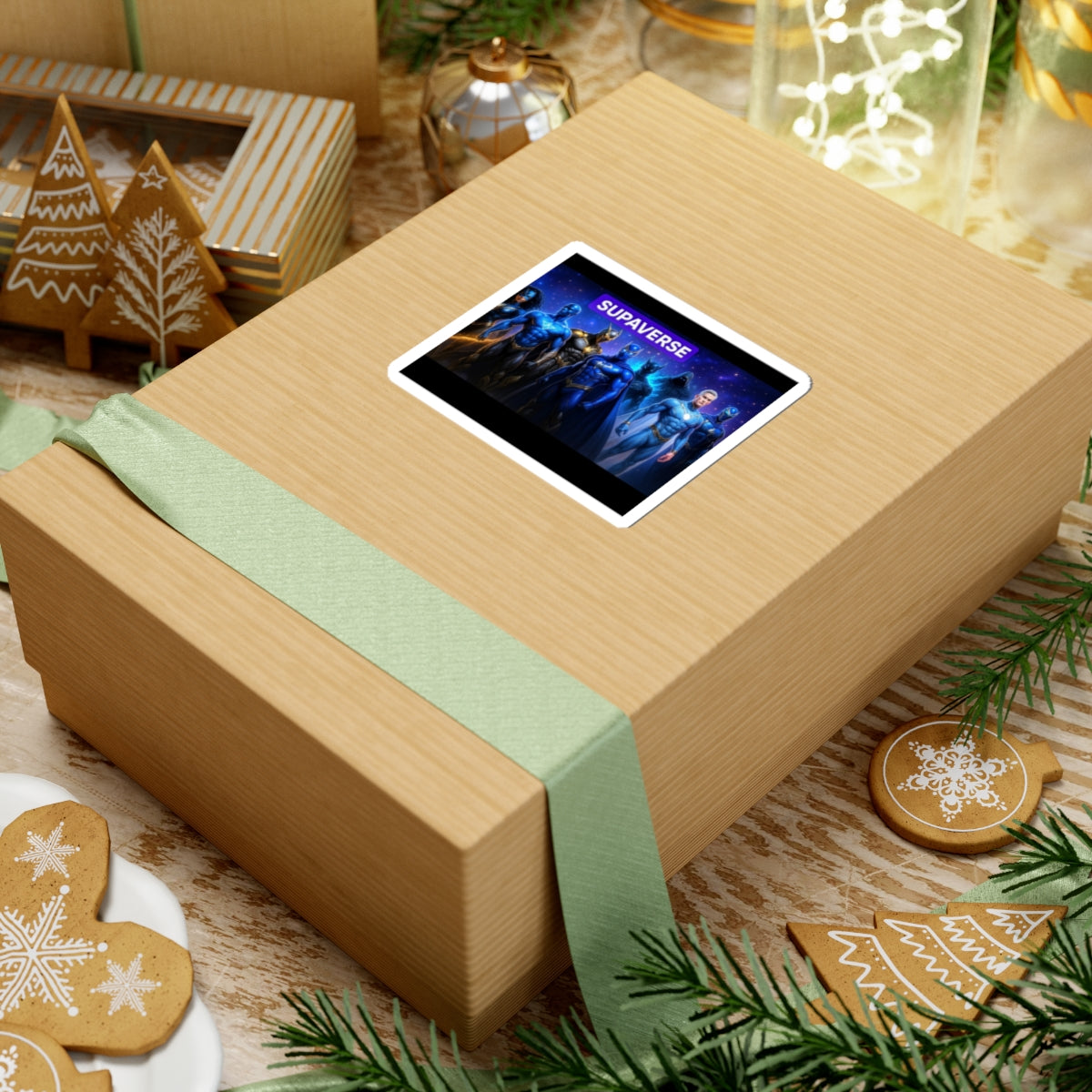 Supaverse Kiss-Cut Stickers - Superhero Decor, Laptop Stickers, Party Favors, Comic Book Gifts, Gamer Accessories