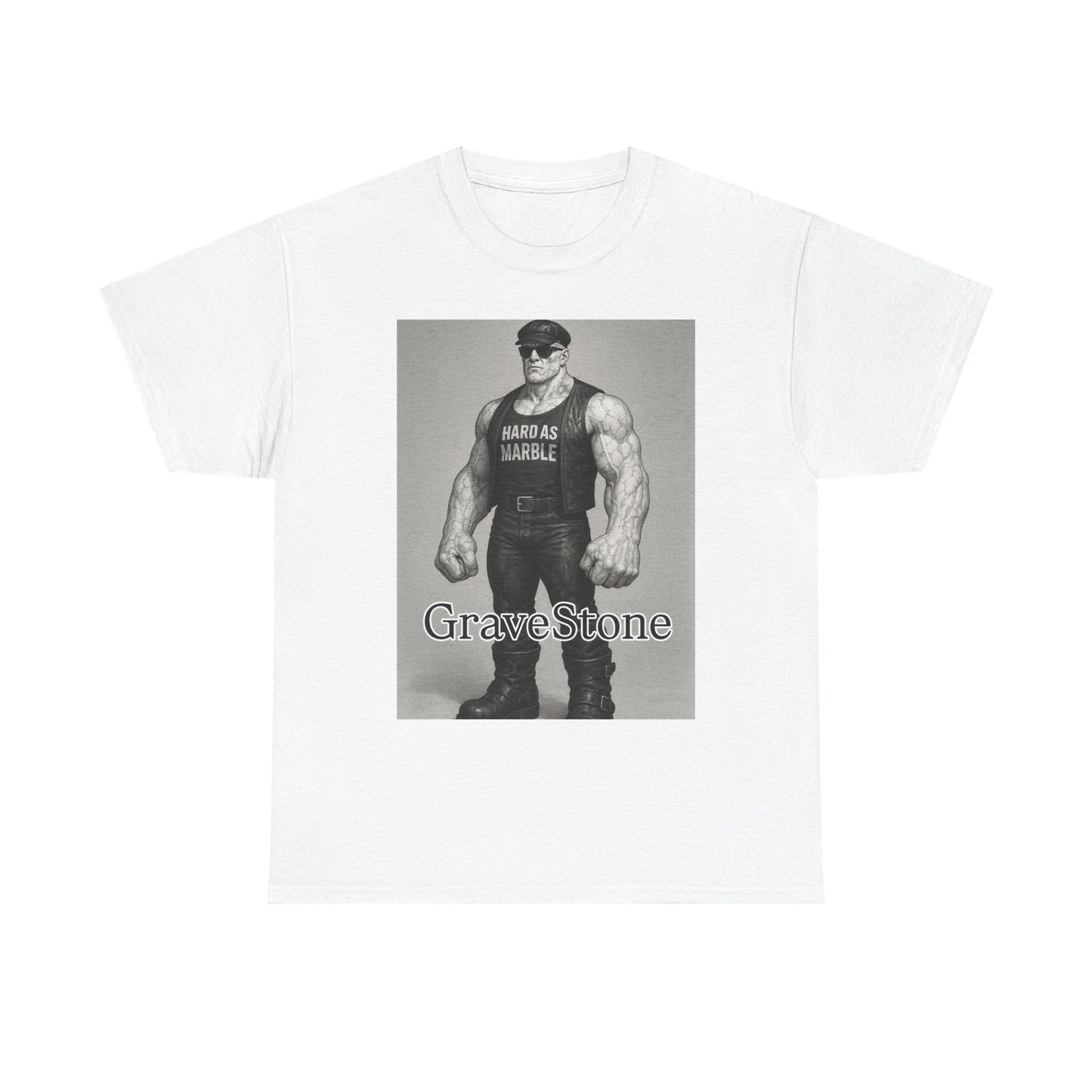 'Gravestone' Muscular Punk Character Shirt