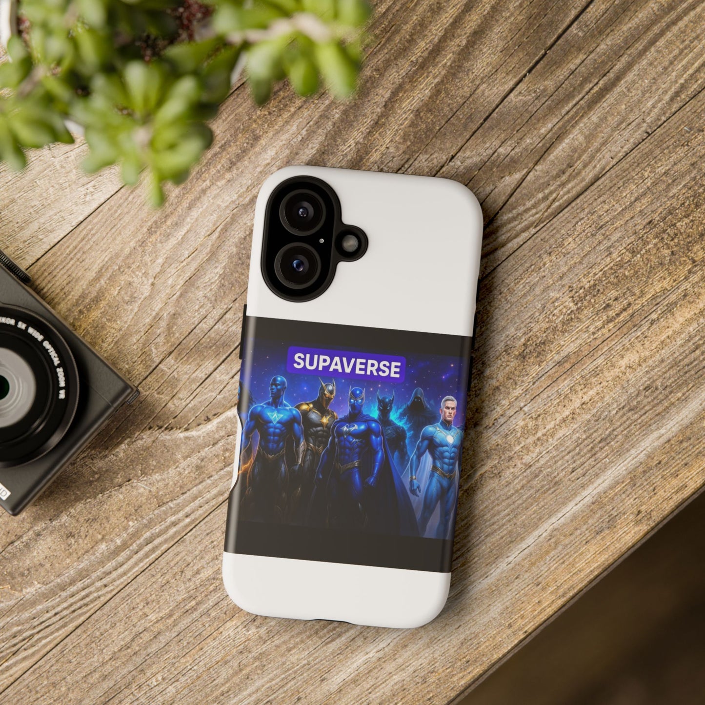 Supaverse Tough Phone Case, Superhero Phone Cover, Cool Phone Accessories, Gifts for Fans, Geeky Tech Gear