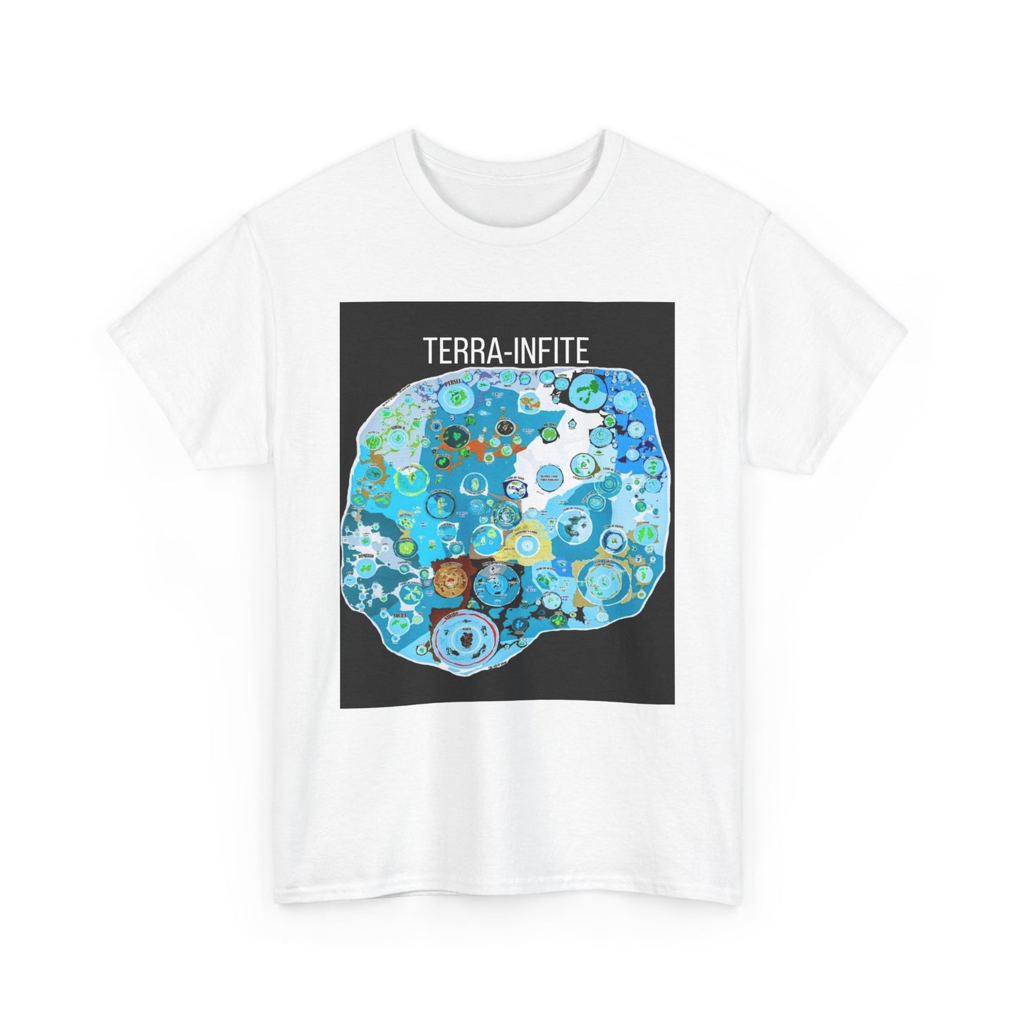 Terra-Infinite Graphic Tee | Cosmic Art Shirt, Unisex T-Shirt, Gift for Space Lovers, Celestial Style, Unique Casual Wear