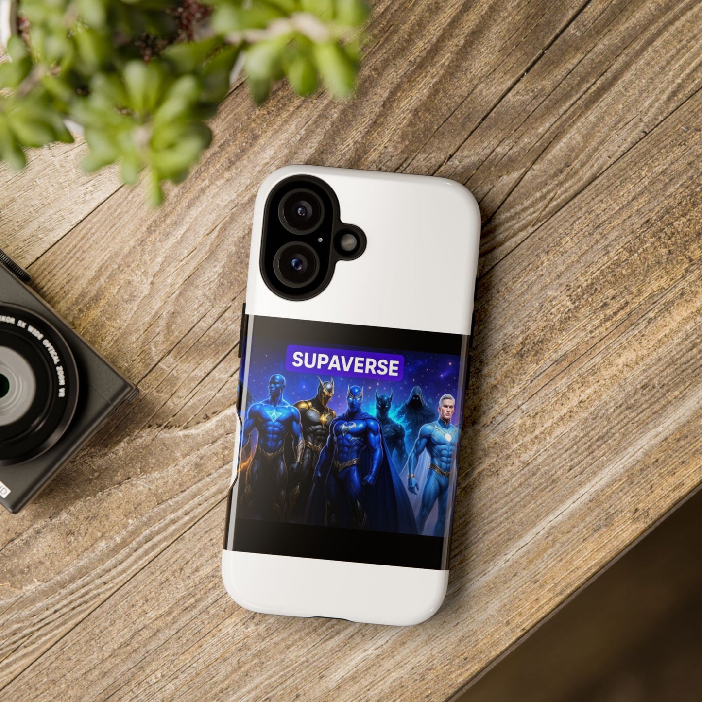 Supaverse Tough Phone Case, Superhero Phone Cover, Cool Phone Accessories, Gifts for Fans, Geeky Tech Gear