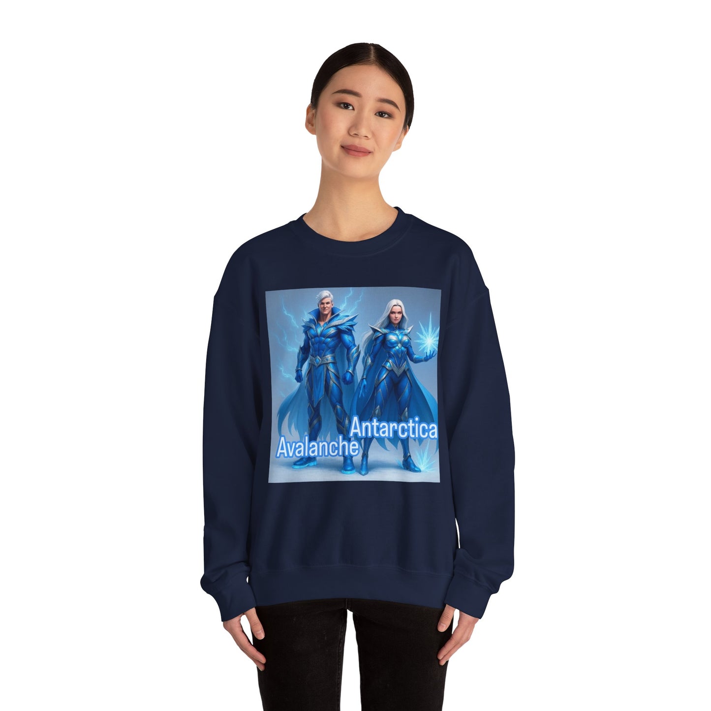 Antarctica Avalanche Ice Mage Crewneck Sweatshirt