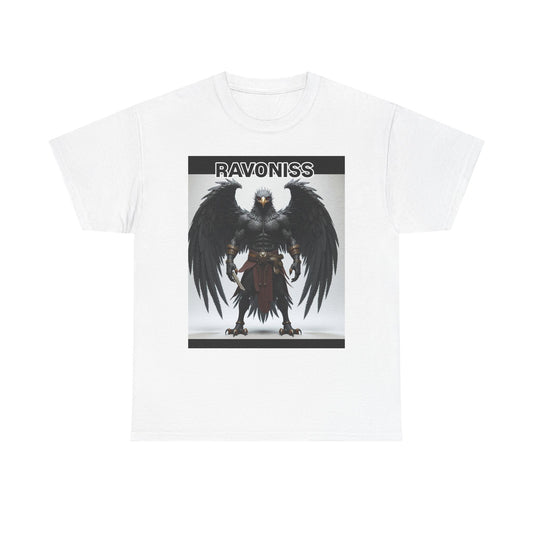 Ravoniss Graphic Tee - Unisex Heavy Cotton Shirt for Fans, Casual Wear, Creative Gifts, Graphic T-Shirt, Unique Apparel