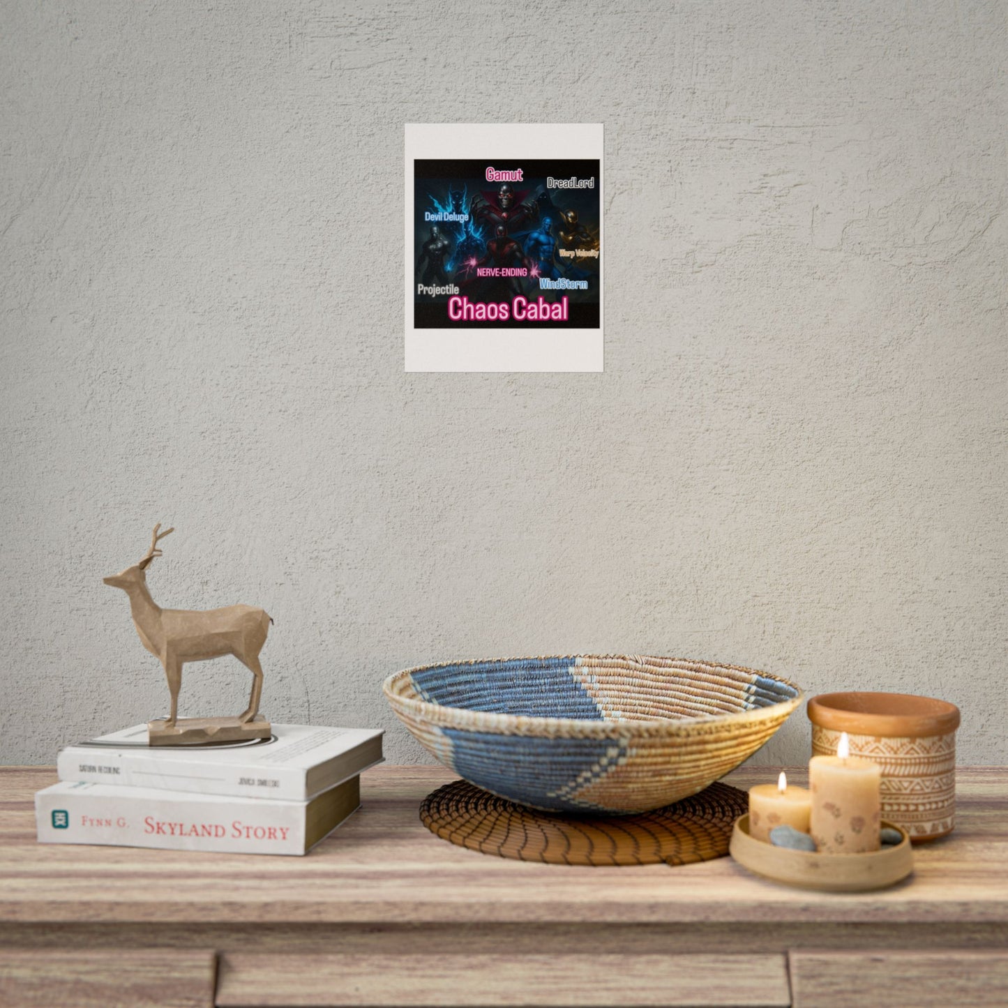 Chaos Cabal Rolled Posters | Unique Wall Art, Fantasy Decor, Gifting for Gamers, Print for Events, Collectibles