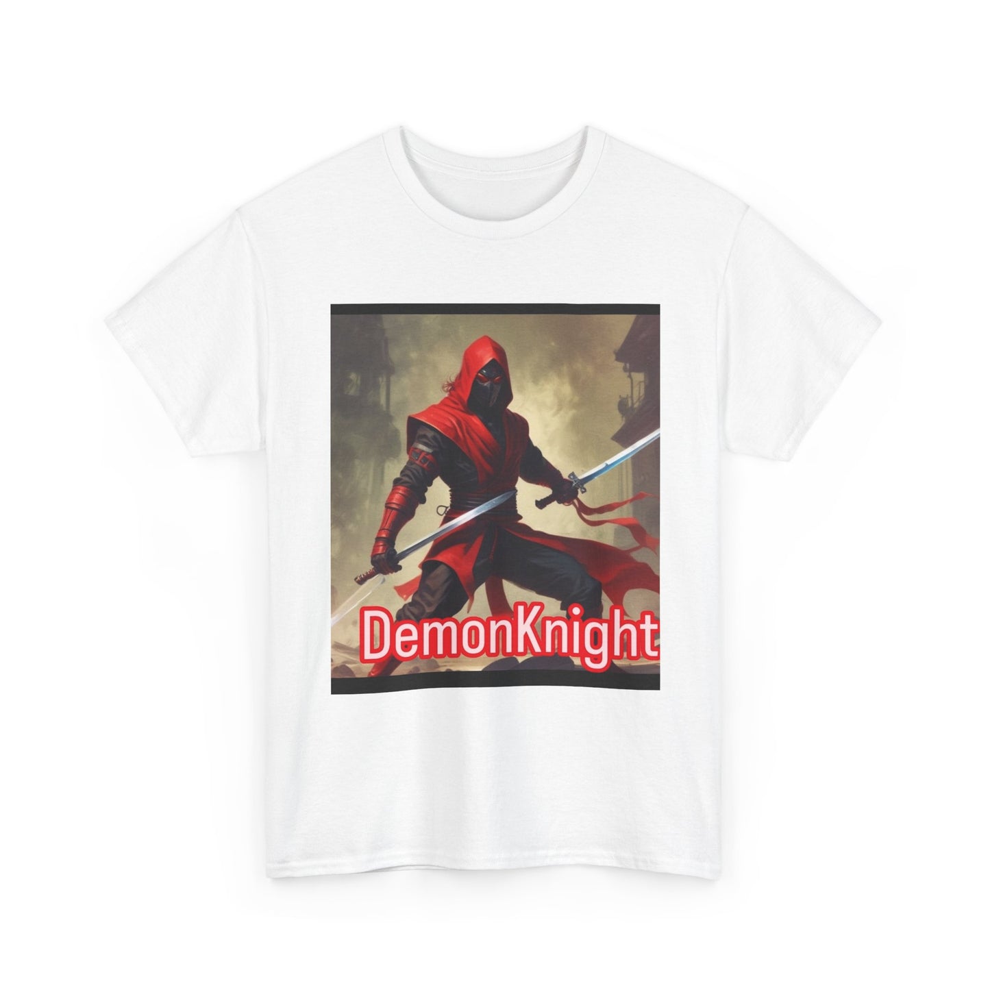 Demon Knight Unisex Tee, Fantasy Shirt, Gift for Gamers, Cosplay Apparel, Video Game Merchandise, Graphic Tee, Anime Fashion