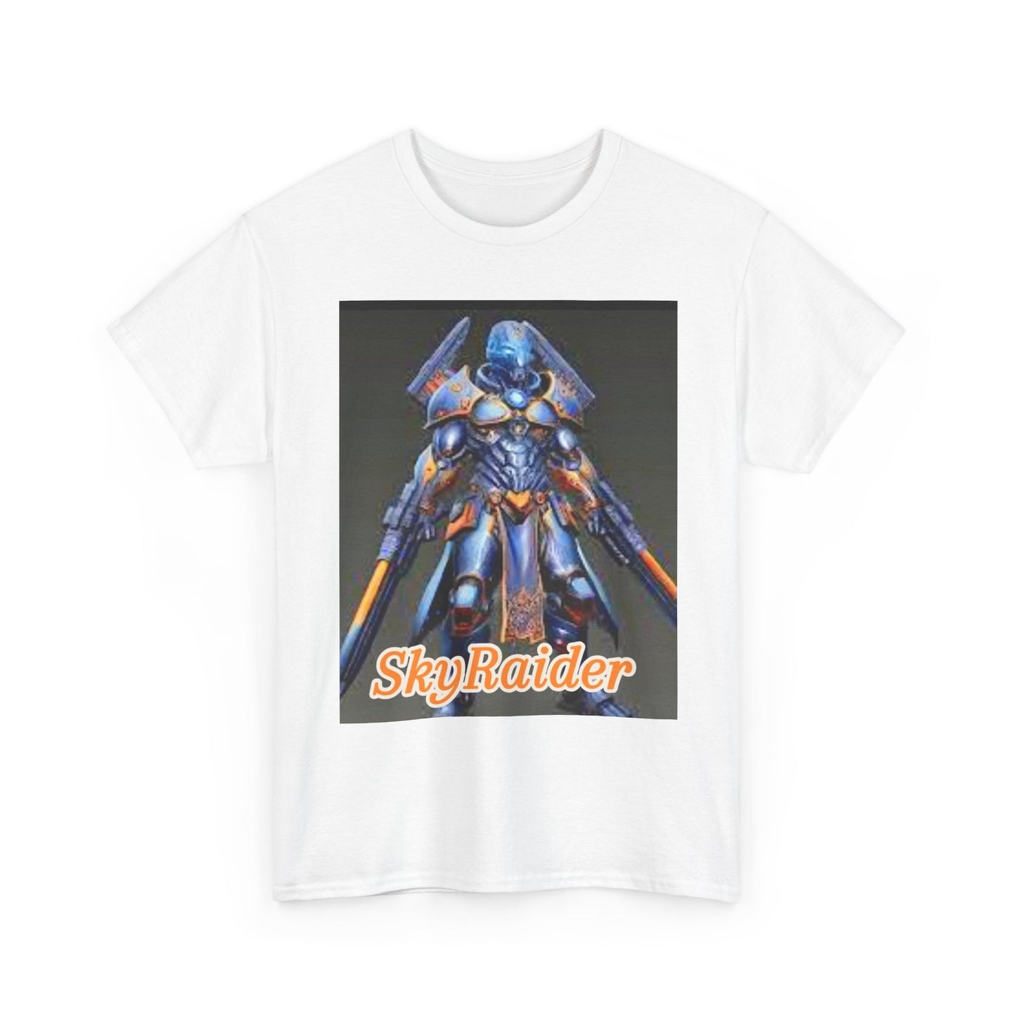 SkyRaider Mecha T-Shirt — Retro Sci‑Fi Robot Tee