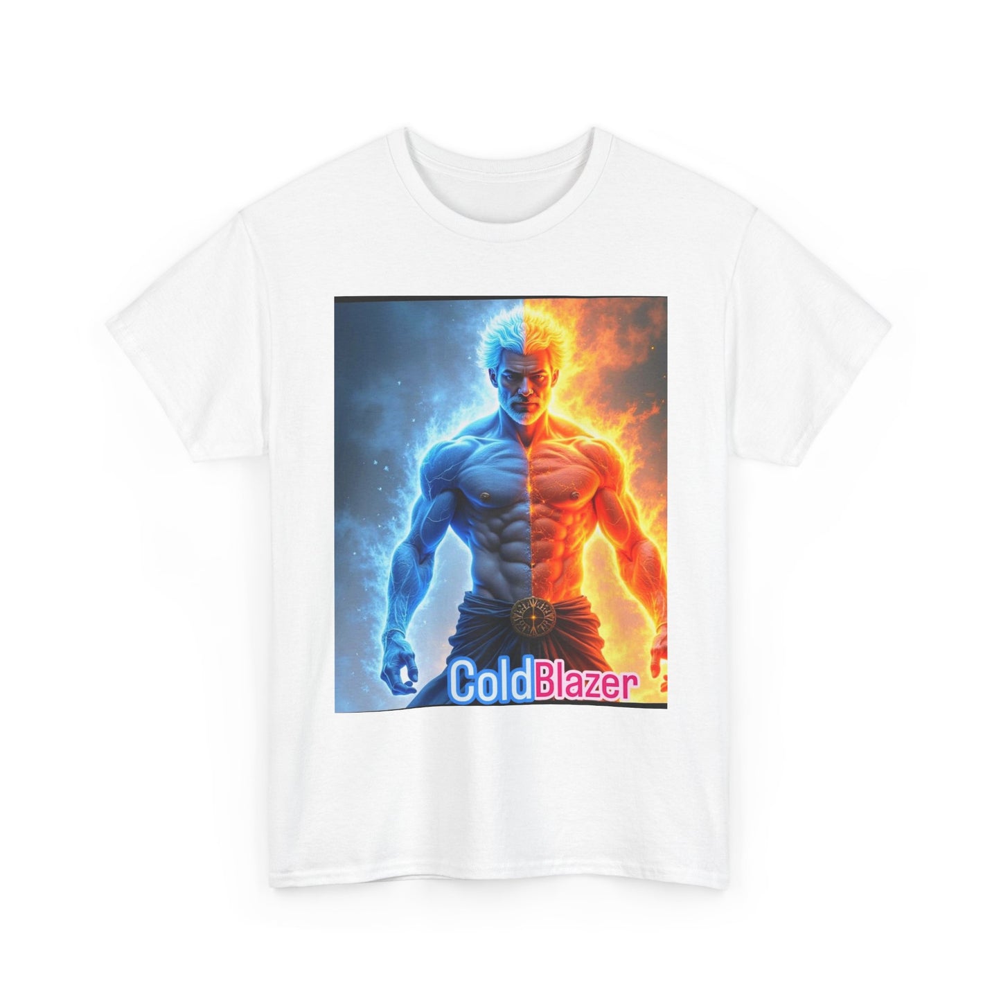 Cold Blazer Unisex Heavy Cotton Tee - Bold Graphic Tee for Gamers & Anime Fans