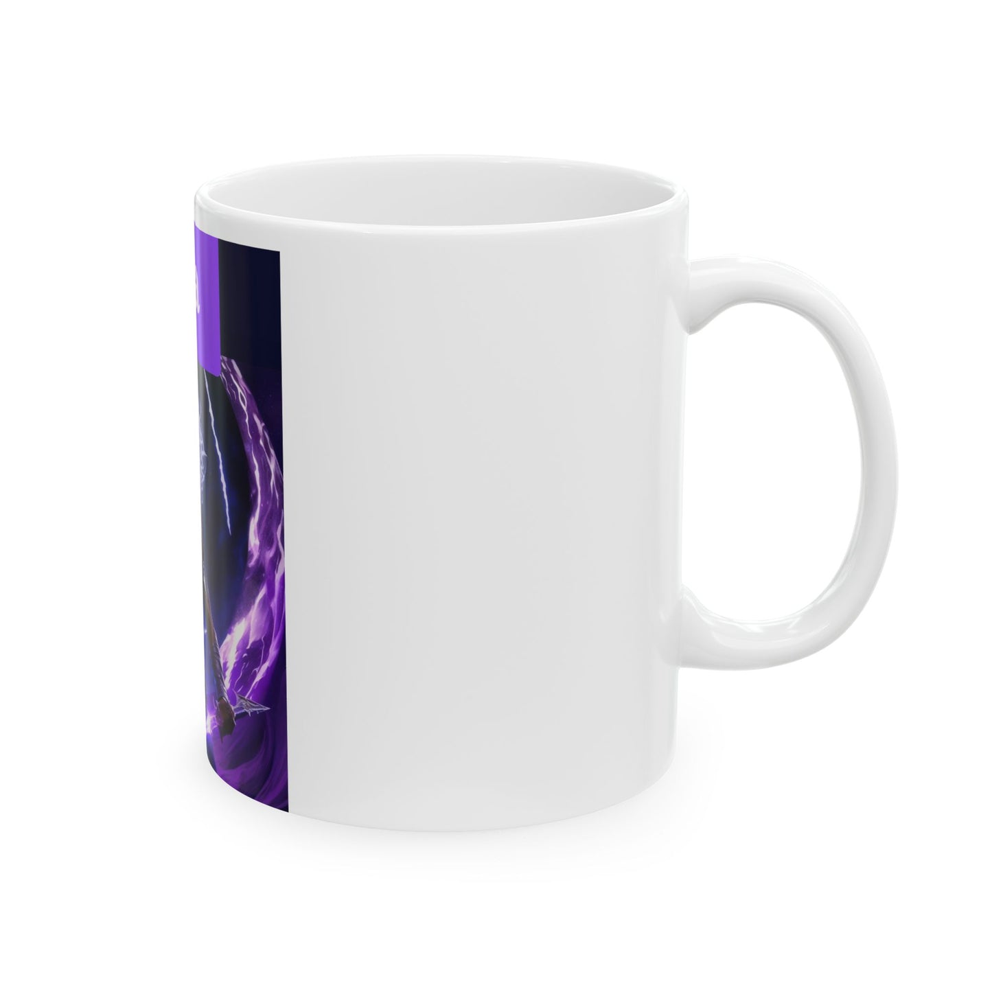 Gaia Warrior Ceramic Mug, Fantasy Gift, Coffee Lovers, Birthday Present, Witchy Decor, Personalized Drinkware