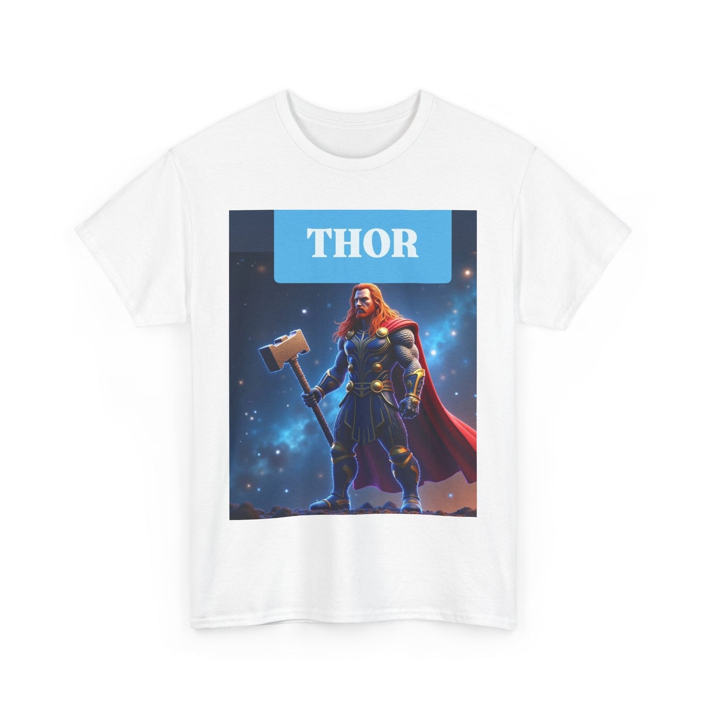 Thor Graphic Tee, Unisex Heavy Cotton Shirt, Norse Mythology Gift, Superhero T-Shirt, Comic Book Apparel, Casual Wear