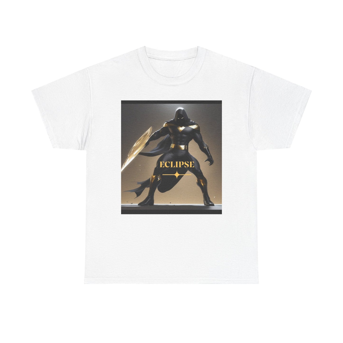 Eclipse Graphic Tee | Unisex Heavy Cotton T-Shirt, Superhero Fashion, Unique Gift, Comic Book Memes, Everyday Wear