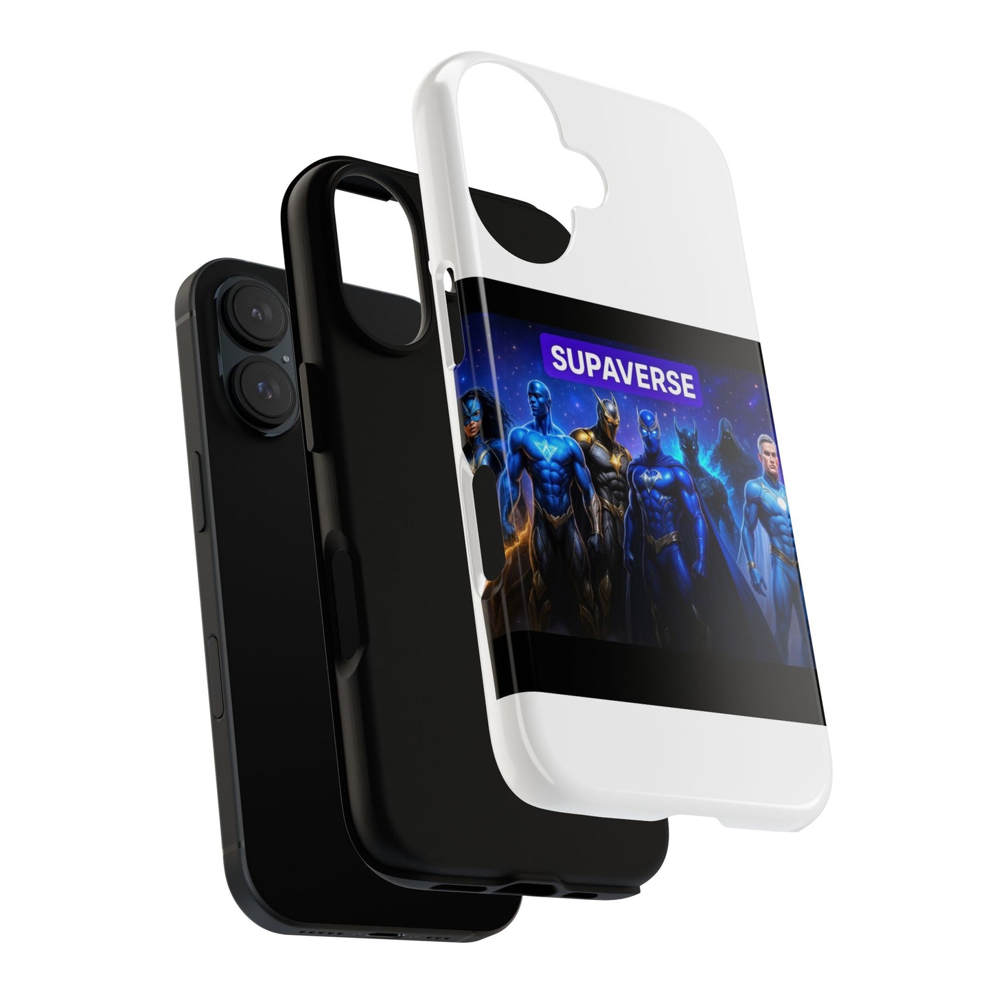 Supaverse Tough Phone Case, Superhero Phone Cover, Cool Phone Accessories, Gifts for Fans, Geeky Tech Gear