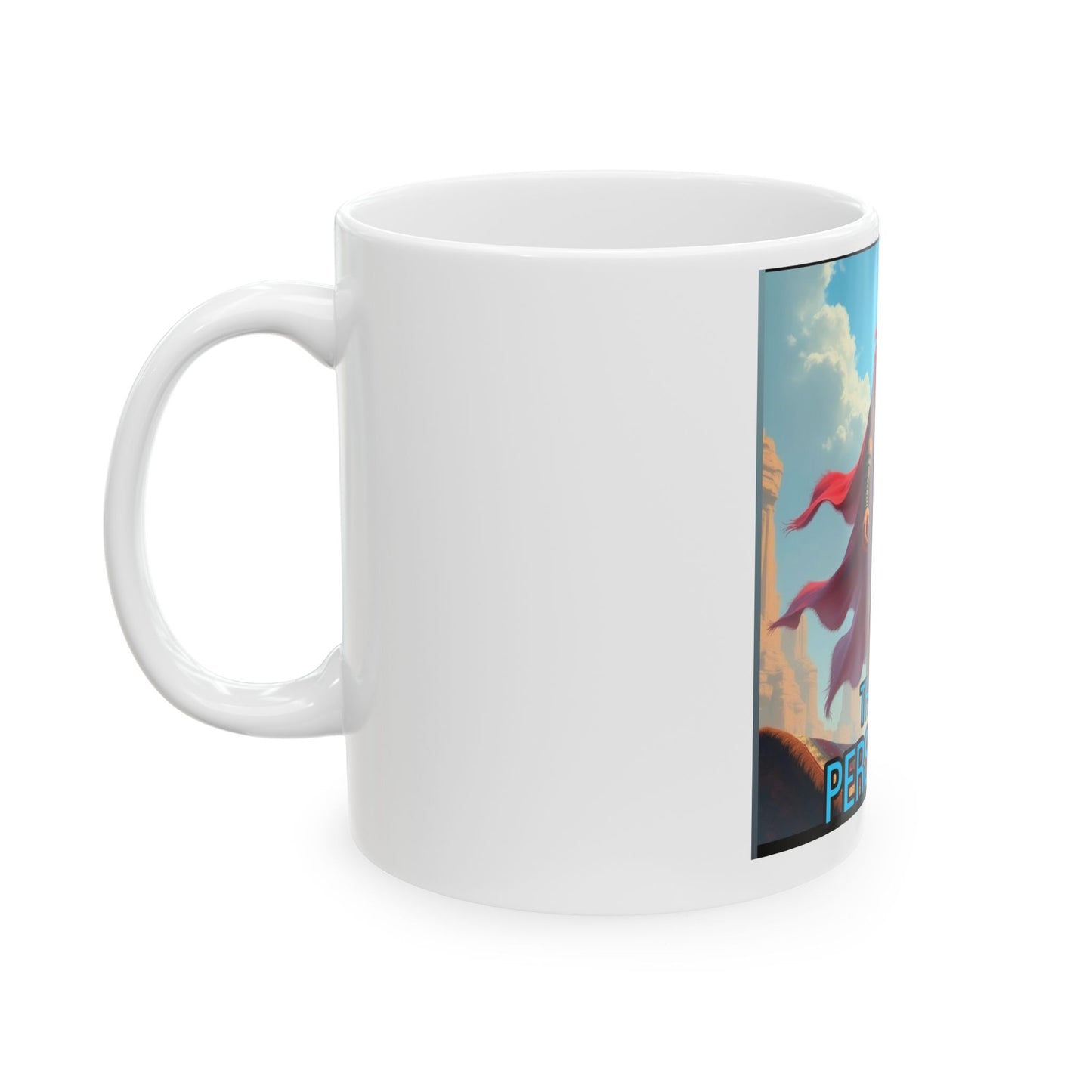 The Persian Warrior Ceramic Mug — Historical Fantasy Coffee Cup (11oz/15oz)