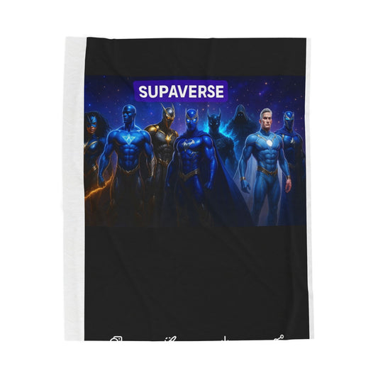 Superhero Velveteen Plush Blanket - Cozy Throw, Gift for Superhero Fans, Soft Decor, Movie Night Essential, Kids Bedroom