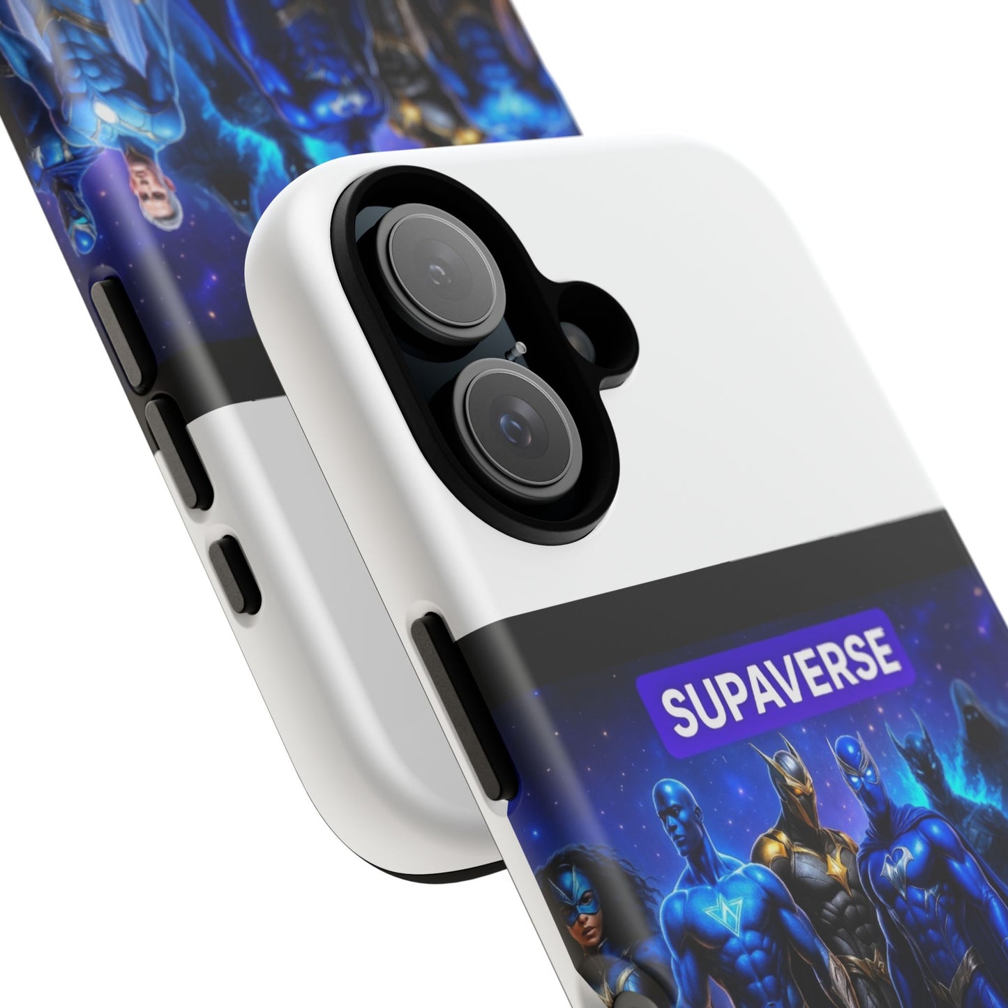 Supaverse Tough Phone Case, Superhero Phone Cover, Cool Phone Accessories, Gifts for Fans, Geeky Tech Gear