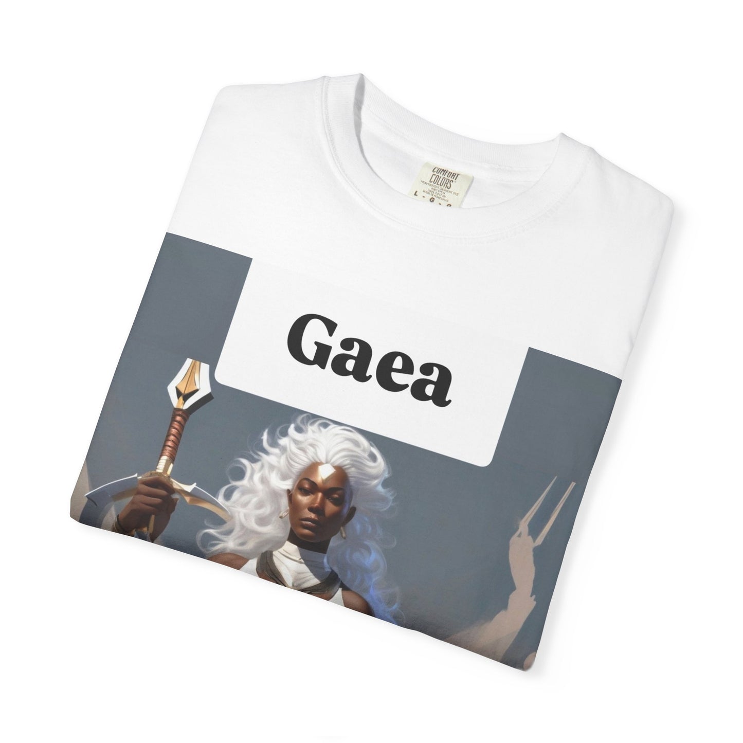 Gaea Fantasy T-Shirt, Unisex Graphic Tee, Gift for Gamers, Unique Art Apparel, Casual Wear, Mythology Clothing