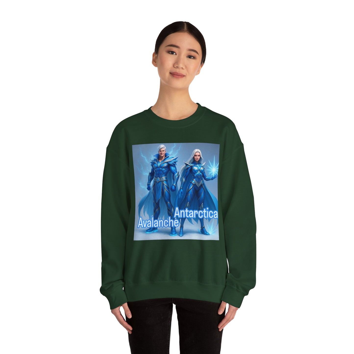 Antarctica Avalanche Ice Mage Crewneck Sweatshirt