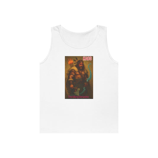 Warrior Muse Tank Top | Unisex Heavy Cotton Summer Wear, Graphic Tee for Festivals, Casual Outfits, Gifts for Him/Her