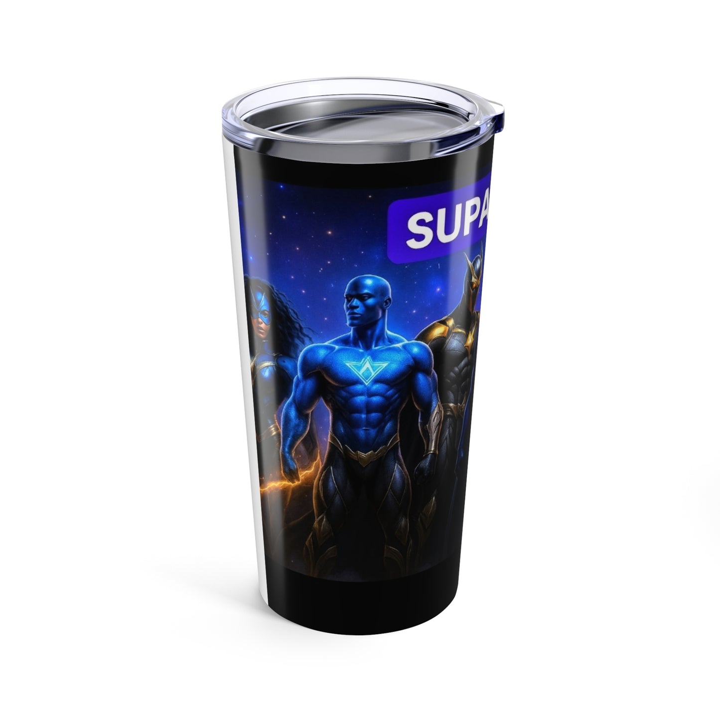 Superhero-Themed 20oz Tumbler, Cool Travel Mug for Fans, Gift for Comic Lovers, Perfect for Birthdays and Conventions, Inspirational [...]