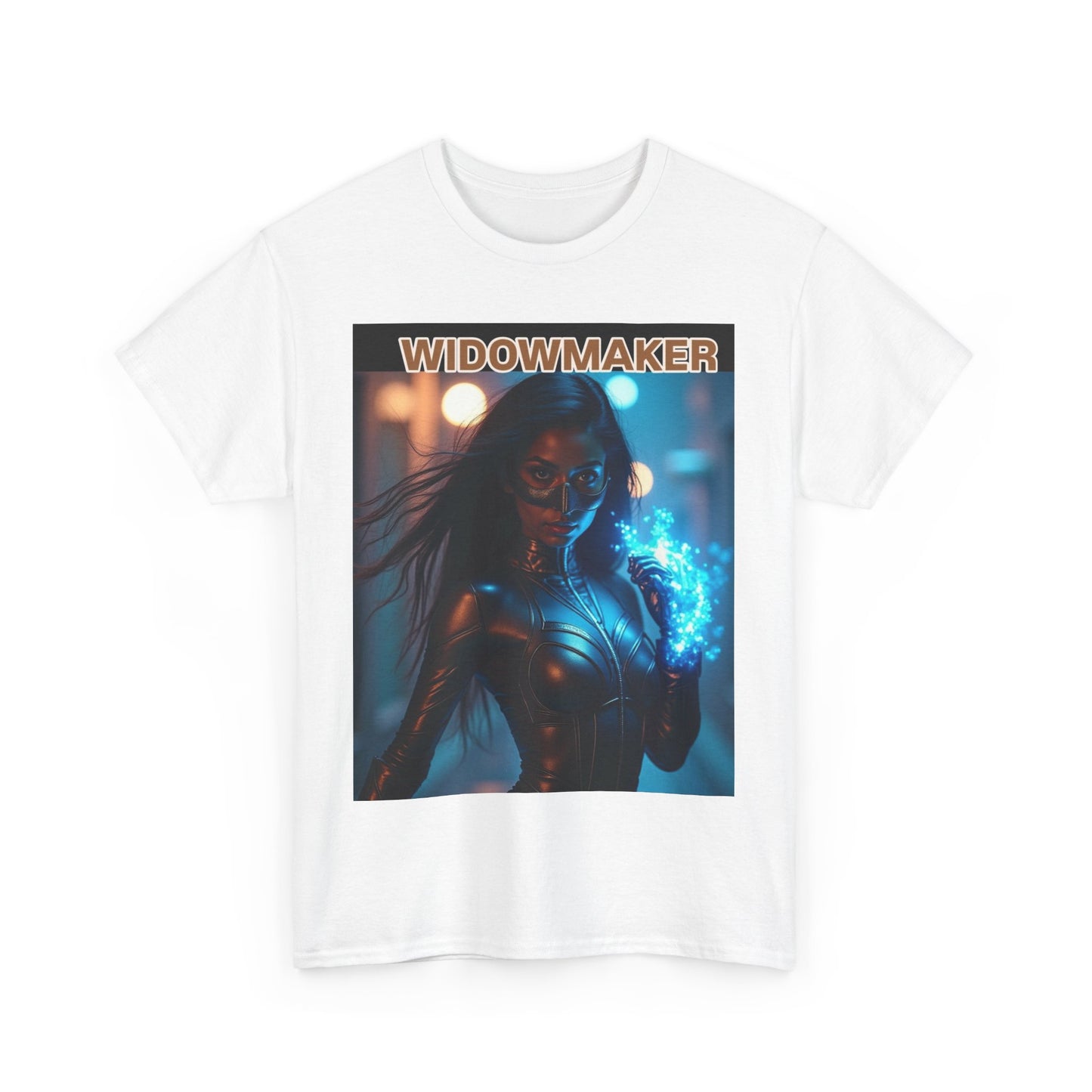 Widowmaker Unisex Heavy Cotton Tee, Gamer T-Shirt, Retro Style Shirt, Gift for Gamers, Casual Wear, Fan Merchandise