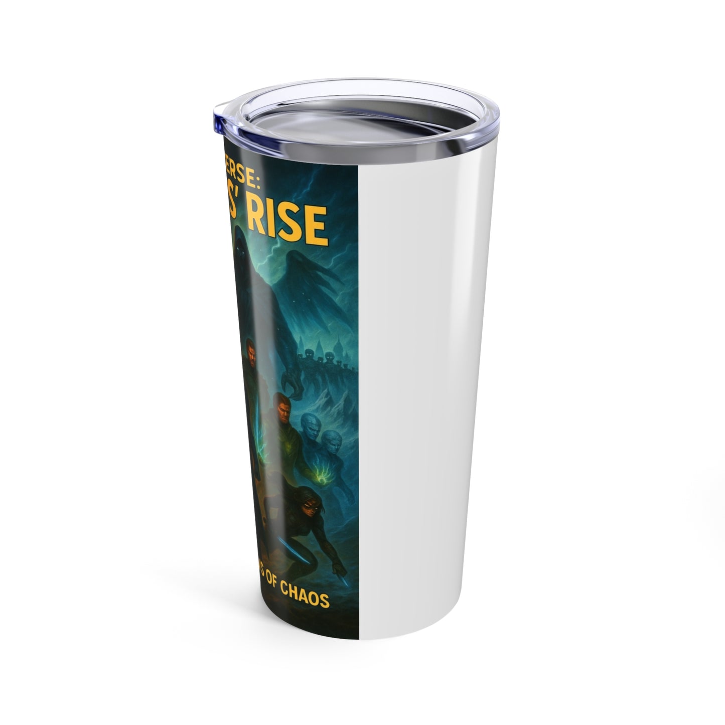 Warrior's Rise Tumbler 20oz - Adventure Coffee Mug, Fantasy Drinkware, Personalized Gift, Travel Tumbler, Geeky Merchandise, Unique [...]