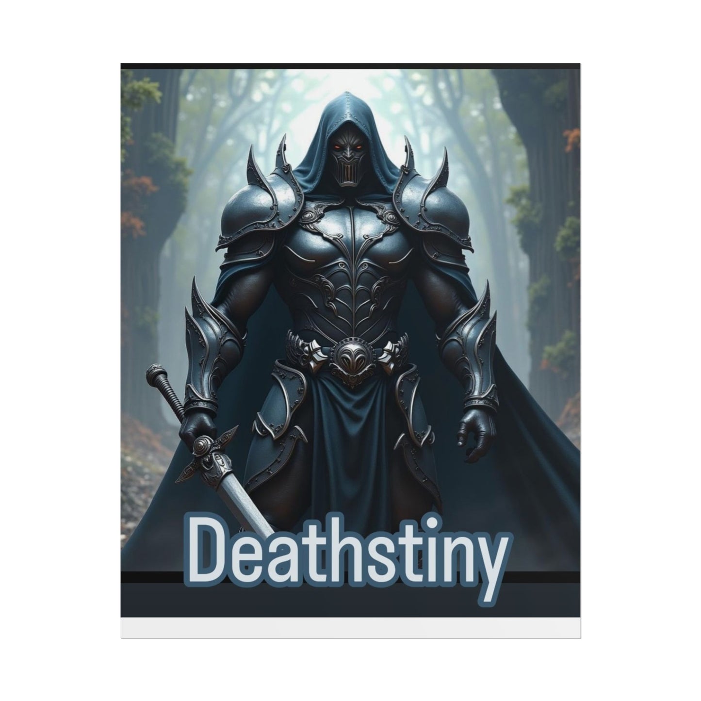 Fantasy Themed Rolled Posters - Deathstiny Artwork, Wall Décor for Gamers, Gift for Fantasy Fans, Home Décor, Art Print