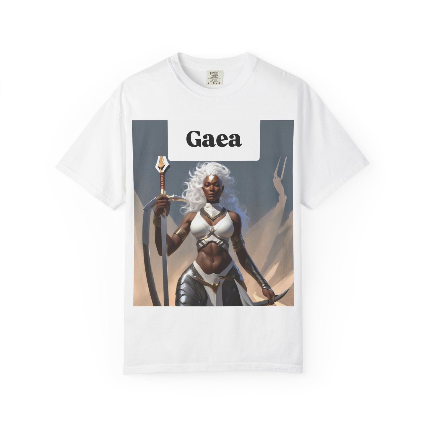 Gaea Fantasy T-Shirt, Unisex Graphic Tee, Gift for Gamers, Unique Art Apparel, Casual Wear, Mythology Clothing