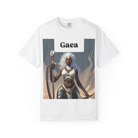 Gaea Fantasy T-Shirt, Unisex Graphic Tee, Gift for Gamers, Unique Art Apparel, Casual Wear, Mythology Clothing