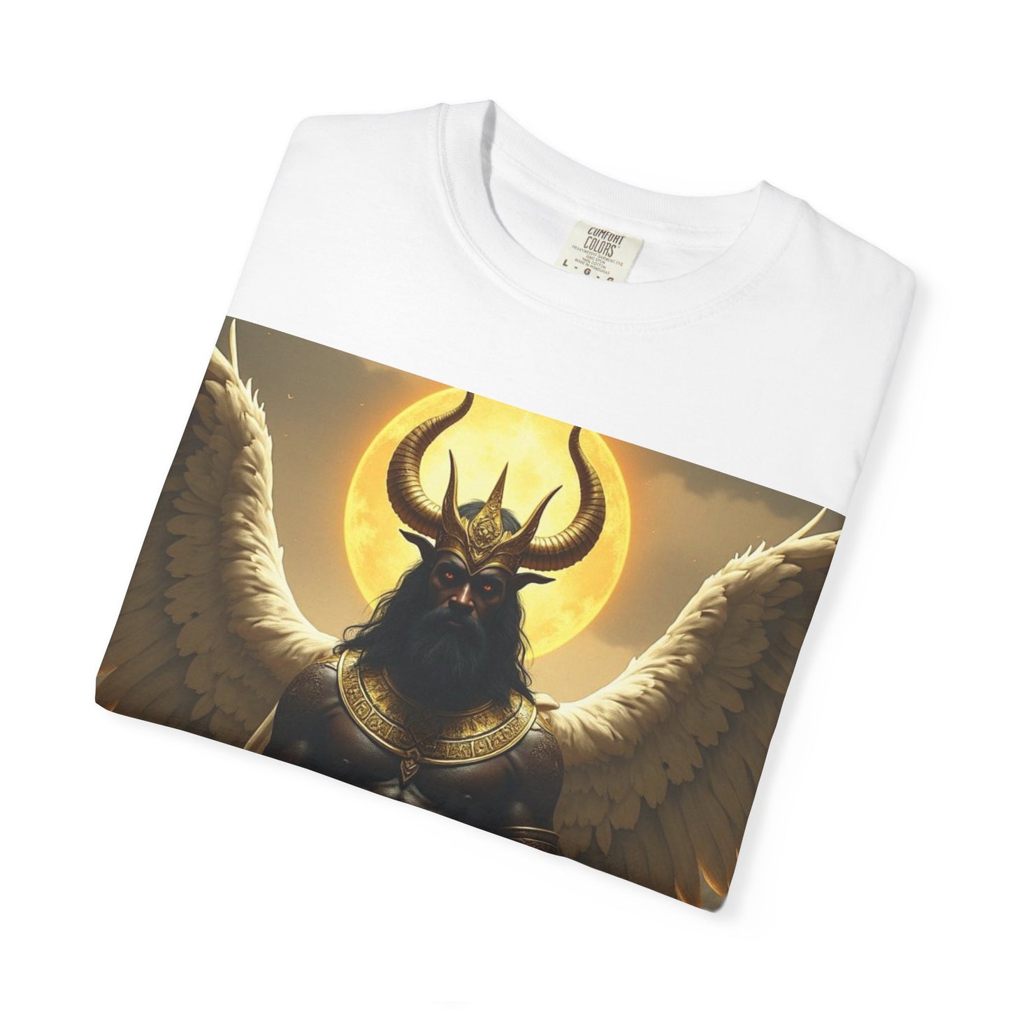 Malevolent Unisex Garment-Dyed T-Shirt, Gothic Tee, Casual Streetwear, Halloween Apparel, Fantasy Fans Shirt, Unique Graphic Shirt